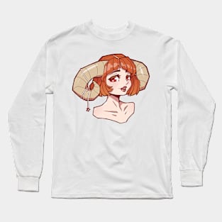 Aries Portrait Long Sleeve T-Shirt